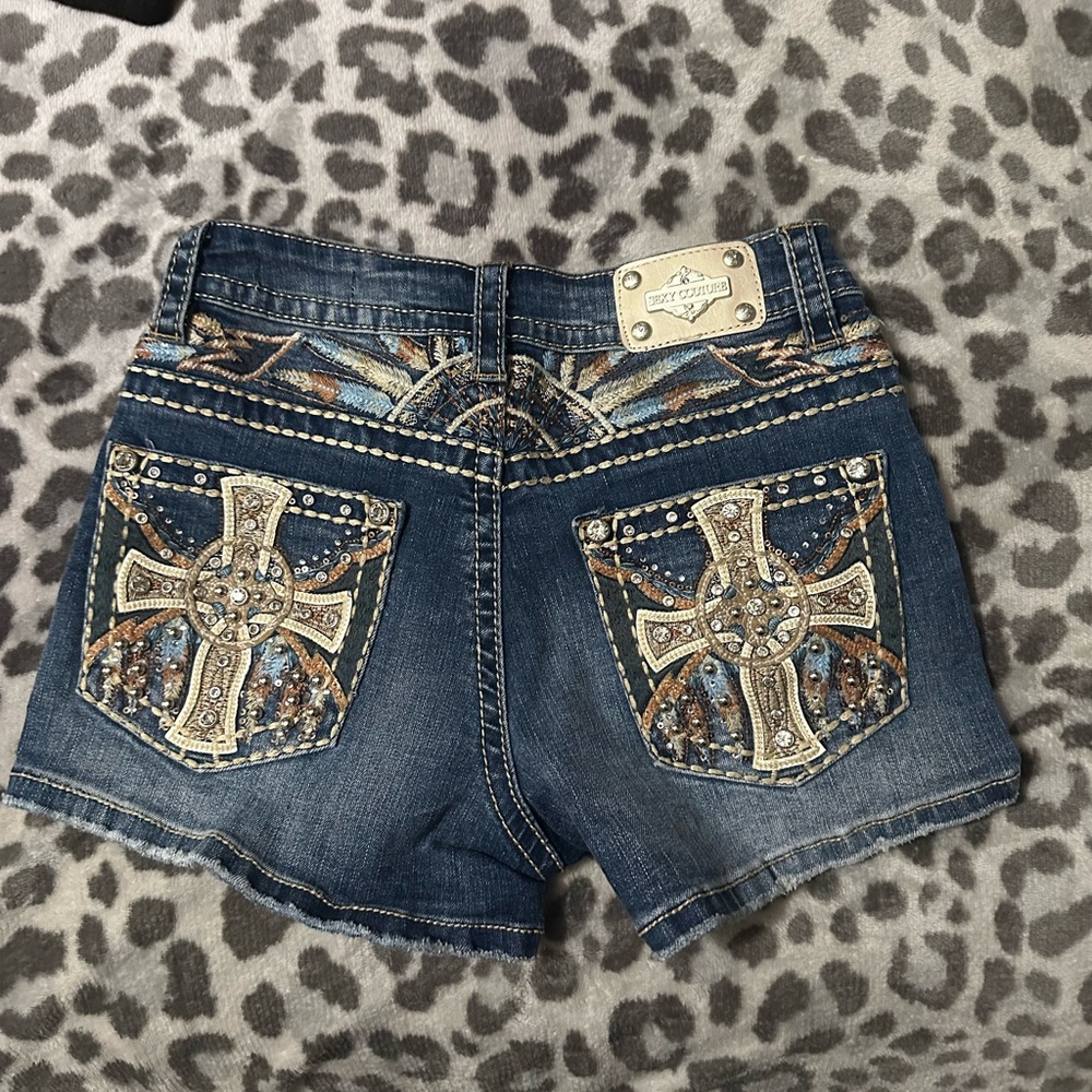 denim shorts